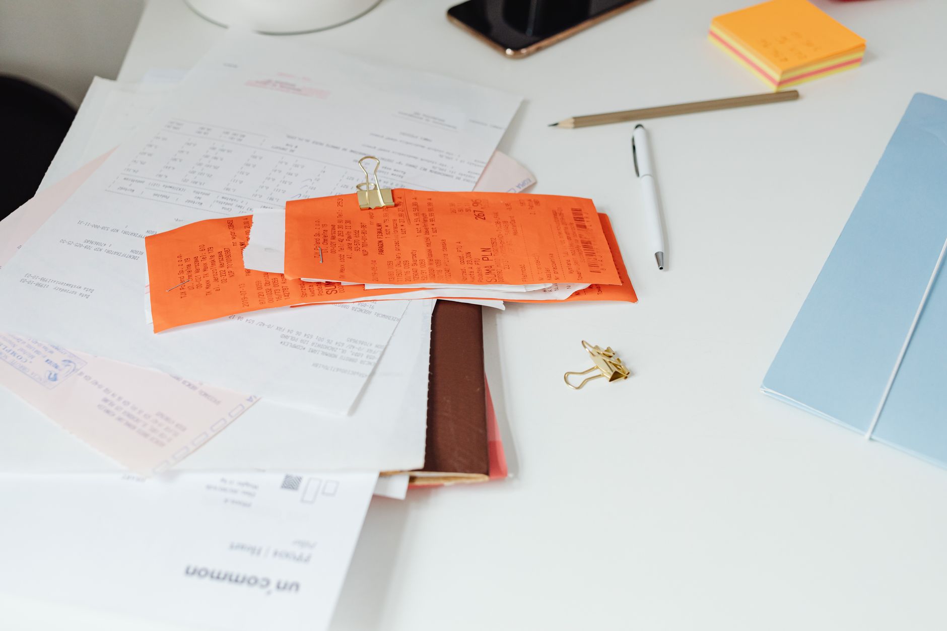 Intelligent Receipts Grouping